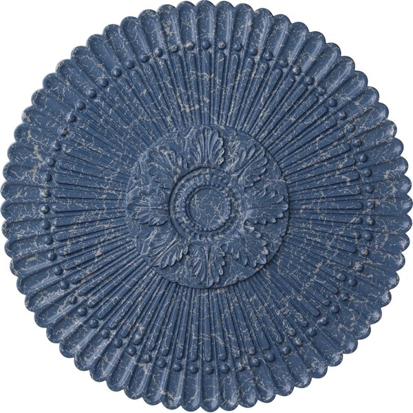 Ekena Millwork Nexus Ceiling Medallion (Fits Canopies up to 2 3/4"), Hnd-Painted Americana Crackle, 30"OD x 1 1/4"P CM30NEAMC - main
